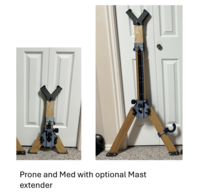 Sitting Cross Sticks - Rack and Pinion Adjustable